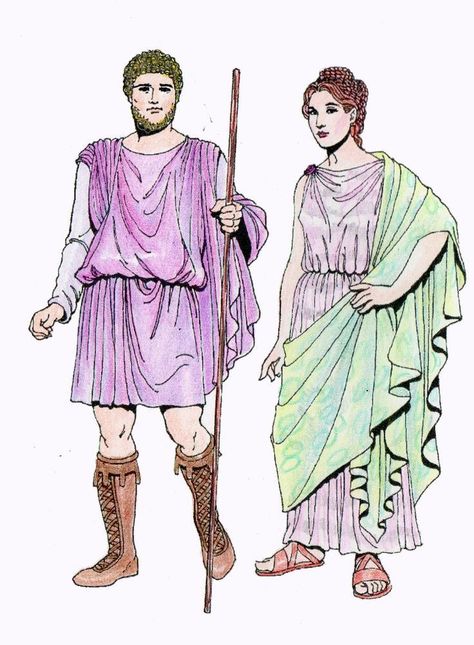 Philosopher Outfit, Roman Outfit, Ancient Rome Fashion, Ancient Greece Fashion, Roman Drawings, Ancient Roman Clothing, Roman Clothing, Ancient Egyptian Clothing, Ancient Greek Clothing