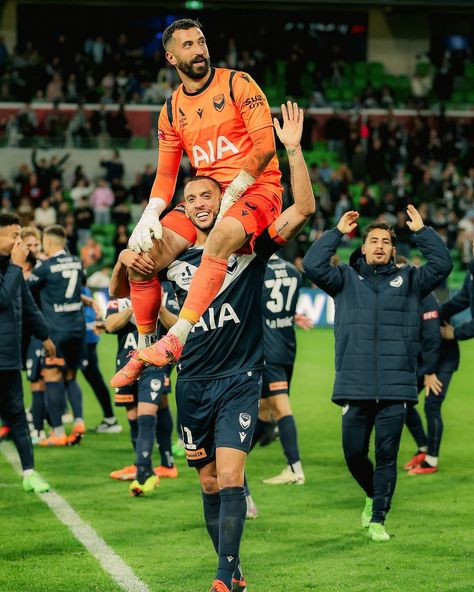 Melbourne Victory | Hang it in the Louvre 🖼️ | Instagram Victory Wallpaper, Melbourne Victory, Soccer Pics, The Louvre, Soccer Pictures, One Team, Soccer Players, Victorious, Melbourne