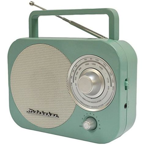 Turquoise radio! Retro Appliances, Retro Radios, Radio Vintage, Audio Room, Portable Radio, Old Radios, Phone Icons, Vintage Radio, Ac Power