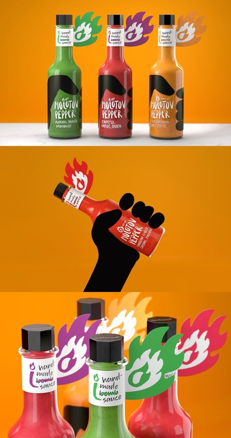 Condiments Packaging Design, Chilli Packaging Design, Condiment Packaging Design, Hot Sauce Packaging Design, Chili Oil Packaging, Chilli Packaging, English Logo Design, Salsa Packaging, Condiment Packaging