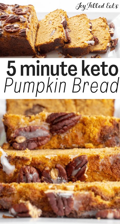 Keto Yellow Cake Mix Ideas, Pumpkin Bread Keto Low Carb, Easy Keto Pumpkin Bread, Thm Pumpkin Bread, Vegan Keto Pumpkin Recipes, Low Carb Pumpkin Bread Recipes, Carbquik Pumpkin Bread, Keto Baking Mix Recipe, Joy Filled Eats Keto