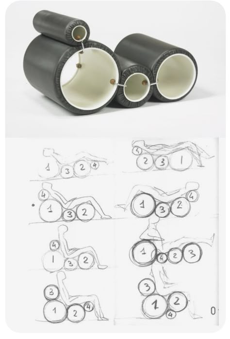 Joe Colombo Chair, Tube Chair, Furniture Design Sketches, Joe Colombo, Urban Furniture, Playroom Furniture, Diy Chair, Creative Furniture, Multifunctional Furniture