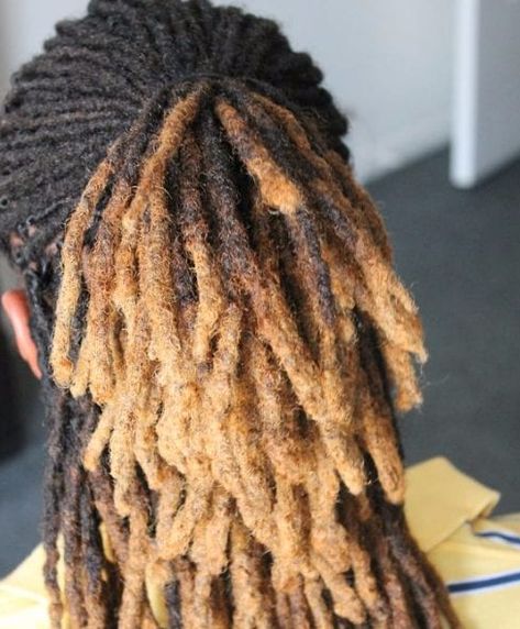 50 Creative Long Hairstyles for Black Men to Let Loose | MenHairstylist.com Loc Dye, Mens Dreadlock Styles, Dyed Dreads, Dreadlocks Men, Dread Hairstyles For Men, Blonde Dreadlocks, Mens Dreads, Hair References, Awesome Hairstyles