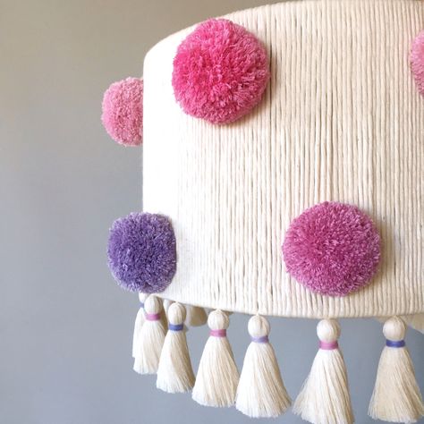 macrame, macrame home decor, chandelier, baby room decor Diy Christmas Hats, Baby Lamp, Macrame Chandelier, Macrame Home, Macrame Lamp, Kids Room Murals, Macrame Home Decor, Diwali Diy, Diy Chandelier