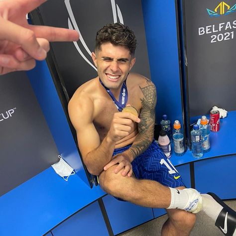 Chelsea Fc Players, Football Wags, Cute Football Players, Chelsea Fans, Christian Pulisic, Soccer Guys, England Football, International Football, Soccer Boys