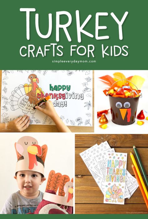 Turkey Crafts For Kids | Young children will loves these Thanksgiving activities that revolve around turkeys! There are free printables, crafts and more! #kidsactivities #ideasforkids #thanksgiving #thanksgivingcrafts #craftsforkids Handprint Turkeys, Turkey Crafts For Kids, Paper Plate Turkey, Turkey Handprint Craft, Turkey Crafts Kids, Thanksgiving Crafts For Toddlers, Turkey Handprint, Thanksgiving Turkey Craft, Thanksgiving Crafts Diy