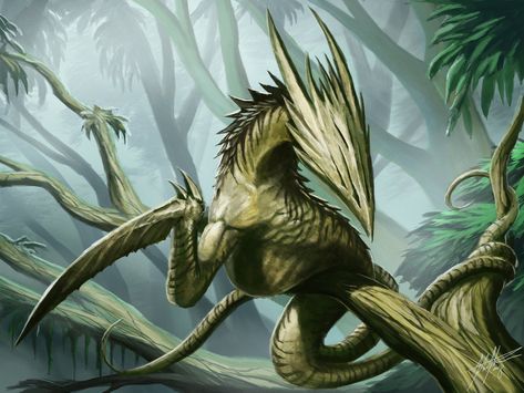 MtG: Purebred Sliver by John-Stone-Art.deviantart.com on @DeviantArt Mtg Land Art, Mtg Amonkhet Art, Sliver Mtg Art, Mtg Forest Art, Mtg Swamp Art, Deadly Creatures, John Stones, Robot Animal, Beast Creature