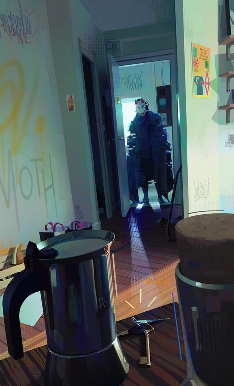 ArtStation - The Keyfinder, Max Maury-Martineau Spiderverse Art, Thanks A Lot, Arte Inspo, Safe Haven, Visual Development, 판타지 아트, Environment Concept Art, By Max, Environmental Art