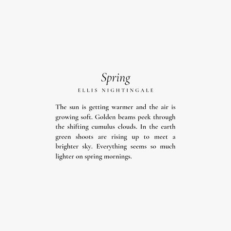 Spring Poems Poetry, Poem On Spring Season, April Poem, Spring Quotes Aesthetic, Breeze Quotes, April Poems, Spring Meaning, Spring Poetry, Seasons Poem