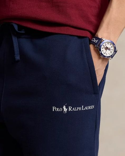 16.5 cm Relaxed Heavyweight Fleece Short for Men | Ralph Lauren® IN Wimbledon Fashion, Armenia Azerbaijan, Ralph Lauren Purple Label, Fleece Shorts, Jumper Shirt, Ralph Lauren Home, Knit Shorts, Formal Shirts, Clothes Collection