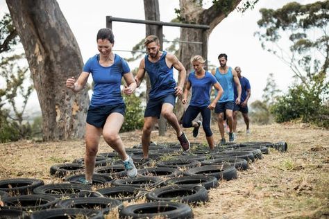 Keeping fit: What is the right exercise for your age? | Stuff.co.nz Obstacle Course Training, Weight Training Programs, Weight Bearing Exercises, Ropes Course, Resistance Workout, Outdoor Gym, Camping Games, Obstacle Course, Birkenstock Florida