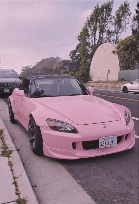 Burgundy Car, Car 2022, Pimped Out Cars, Best Jdm Cars, Purple Paint, Street Racing Cars, Honda S2000, Pink Car, Classy Cars