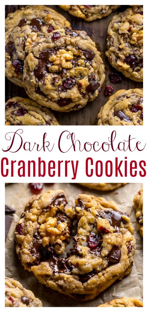 Cranberry Honey Cookies, Christmas Market Baked Goods, Dried Cranberry Recipes Healthy, Cranraisin Recipes, Healthy Cranberry Recipes, Whole Cranberry Recipes, Dried Cranberry Cookies, Dried Cherry Cookies, Dried Cranberry Recipes