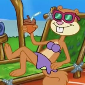 Sandy Relaxing by SeanKlaskyN64 on DeviantArt Spongebob Icon, Spongebob And Sandy, Spongebob Funny Pictures, Spongebob Pics, Stephen Hillenburg, Spongebob Painting, Spongebob Square, Sandy Cheeks, Squirrel Girl