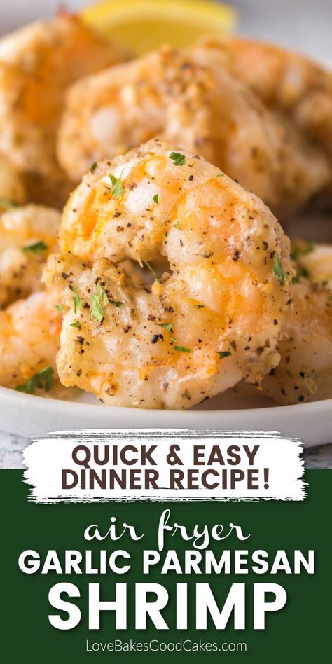 Air Fryer Garlic Parmesan Shrimp recipe Meal Ideas With Shrimp, Shrimp Meal Ideas Healthy, Fried Shrimp Recipes Air Fryer, Air Fryer Cooked Shrimp, Chicken And Shrimp Air Fryer Recipes, Air Fryer Shrimp Scampi Recipes, Air Fryer Shrimp Scampi, Air Fryer Garlic Shrimp, Easy Air Fryer Shrimp Recipes