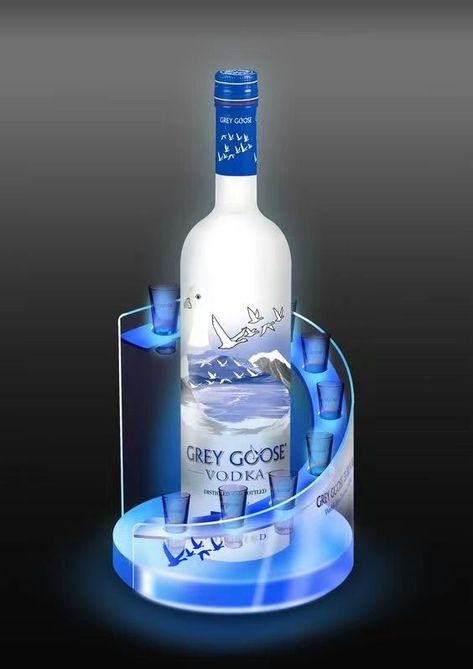 Grey Goose Bottle, Frosted Coffee, Liquor Shop, Grey Goose Vodka, Point Of Sale Display, Industrial Design Trends, Trophy Design, Pos Display, Bottle Display