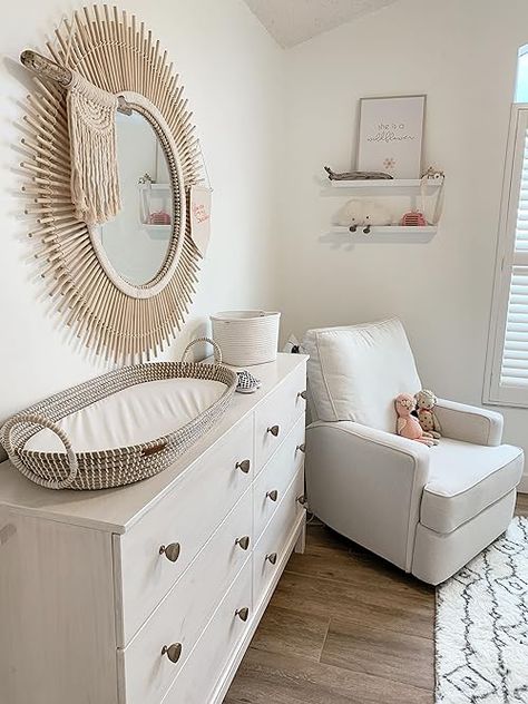 Check out this photo from Tiffany Austine Twin Nursery Room, Nursery Inspiration Neutral, Coastal Nursery, Ideas Habitaciones, Cozy Baby Room, Pooh Nursery, Baby Girls Room, Winnie The Pooh Nursery, Room Neutral