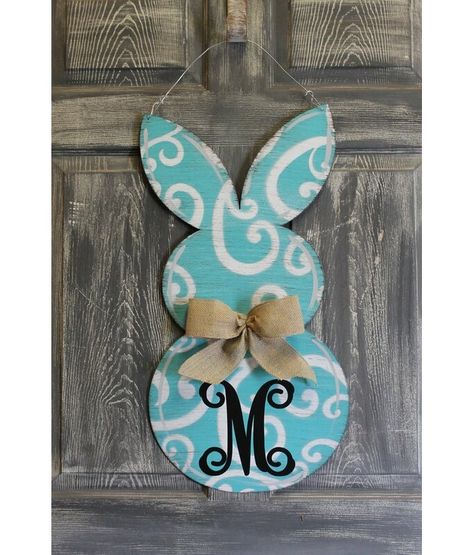 Southern Steel Designs Rabbit Door Hanger Qutra Sign | Wayfair Rabbit Door Hanger, Easter Crafts For Adults, Bunny Door Hanger, Easter Door Hanger, Southern Design, Easter Stuff, Easter Door, Easter Projects, Easter Signs