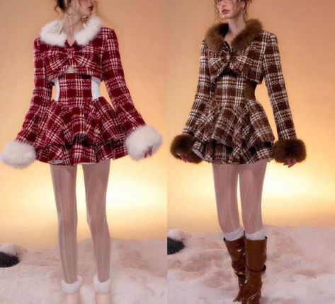 The Idol Outfits, Movie Star Outfits, Winter High Fashion, Fashion Designer Outfits, Prep Fashion, Winter Runway, Winter Sets, Fall Skirt, Christmas Outfit Ideas