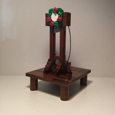 Guillotine | O Wingård | Flickr Lego Guillotine, Lego Castle, Lego Projects, Lego Ideas, Novelty Lamp, Lego, Castle, Table Lamp, Home Decor