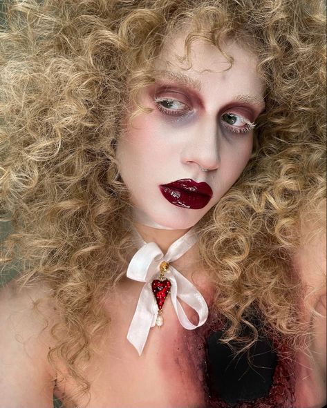 Sfx inspired by Pat McGrath for Dior Rococo Makeup, Drag Photography, Marie Antoinette Costume, Makeup Aesthetics, Pat Mcgrath Makeup, Video Makeup, Witch Makeup, Witch Face, Pat Mcgrath