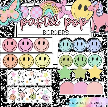 Borders For Classroom Boards, Smiley Face Classroom Decor, Composition Notebook Classroom Theme, Classroom Layouts, Classroom Vibes, Pop Decor, Groovy Classroom, 2024 Classroom, Class Themes