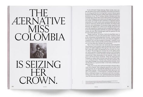 Kinfolk Issue 40 | D&AD Awards 2022 Shortlist | Independent Magazines | D&AD Miss Colombia, Kinfolk Magazine, Newspaper Design, Study Photos, Design Editorial, Its Nice That, Publication Design, Typeface Design, Text Style