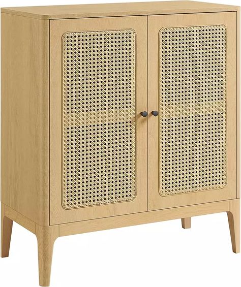 17 Rattan Decor Items to Freshen Your Space Inside and Out Rattan Buffet, Rattan Kitchen, Kitchen Cupboard Organization, Rattan Doors, Kitchen Storage Cabinet, Rattan Sideboard, Kallax Regal, Buffets & Sideboards, Sideboard Storage Cabinet