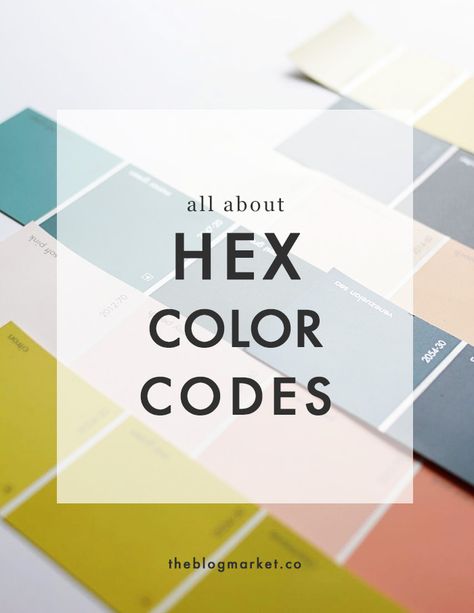 How to use Hex Color Codes | The Blog Market Feminine Website Design, Business Branding Design, Tech Girl, Html And Css, Hex Color, Create Color Palette, Entrepreneur Branding, Web Design Resources, Blog Graphics