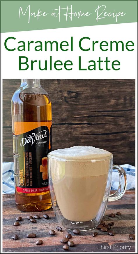 Enjoy a caramel creme brulee latte recipe at home and skip the coffee shop with just a few simple ingredients and less sugar. Creme Brulee Latte Recipe, Creme Brulee Latte, Creme Brulee Coffee, Speciality Coffee Recipes, Caramel Creme Brulee, Energizing Smoothies, Cold Brew Recipe, Healthy Woman, 20 Minute Recipes