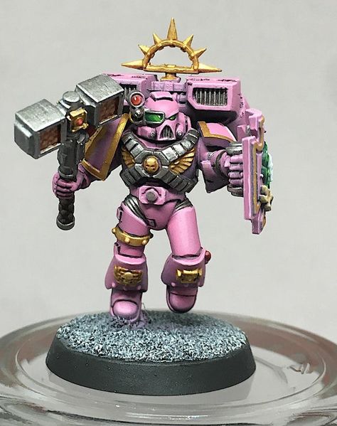 Pink Warhammer, Warhammer Marine, Warhammer Painting, Adepta Sororitas, Mtg Cards, Painting The Roses Red, Warhammer Paint, Roses Red, 40k Miniatures