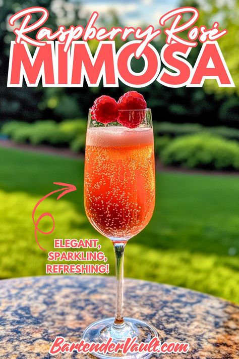 Alcoholic Drinks Aesthetic, Rose Mimosa, Mimosa Brunch, Drinks Aesthetic, White Cranberry Juice, Pretty Alcoholic Drinks, Mimosa Recipe, Pretty Cocktails, Lavender Syrup