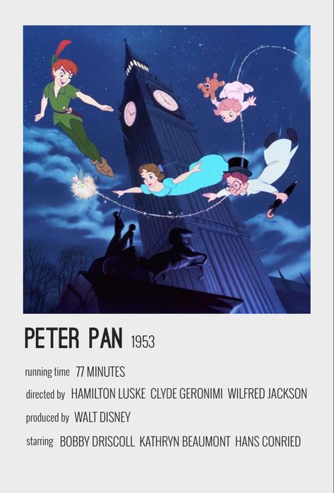 Peter Pan Minimalist Poster, Disney Movie Covers, Peter Pan Movie Poster, Pan Movie Poster, Peter Pan Anime, Peter Pan Aesthetic, Peter Pan Cartoon, Peter Pan Poster, Peter Pan Wallpaper