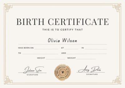 Templates Birth Certificate Template, Aesthetic Baby, Resume Maker, Photo Collage Maker, Marketing Logo, Gold Aesthetic, Collaborative Learning, Learning Management System, Birth Certificate