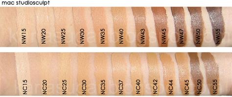 MAC foundation swatches Mac Foundation Shades, Mac Makeup Foundation, Mac Studio Fix Foundation, Mac Concealer, Mac Shades, Foundation Swatches, Mac Foundation, Mac Studio Fix, Mac Studio