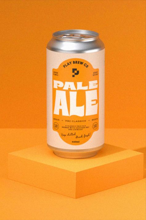 Play Brew Co's Influential Beer With A Nostalgic Twist Beer Cans, Beer Ads, Beer Branding, Beer Can Design, Beer Design Ideas, Craft Beer Can Design, Beer Can Design Packaging, Beer Branding Design, Vintage Beer Can