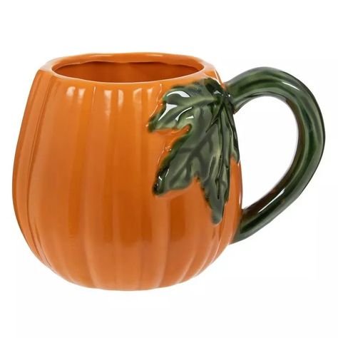 Pumpkin Mug | Hobby Lobby | 105342134 Fall Dinnerware, Crisp Fall Morning, Pumpkin Mug, Fall Morning, Hot Cider, Enjoy Coffee, Autumn Morning, Fall Kitchen, Autumn Coffee