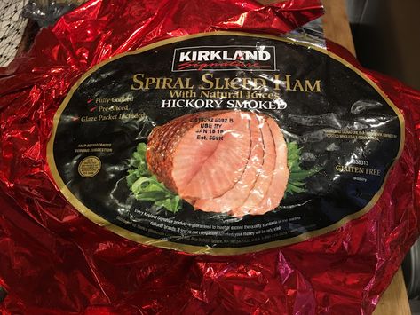 TASTE OF HAWAII: KIRKLAND SPIRAL SLICED HAM - DINNER AT HOME Kirkland Ham Recipe, Restaurants Recipes, Spiral Sliced Ham, Ham Dinner, Spiral Ham, Crockpot Ham, Ham Recipe, Hawaii Food, Sliced Ham