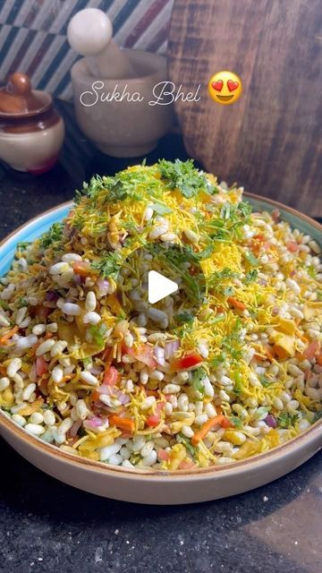 Sukha Bhel Recipe, Sukhi Bhel Recipe, Bhel Recipe, India, On Instagram, Quick Saves, Instagram