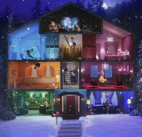 Lover House Eras Tour, Cardboard Lover House Taylor Swift, Taylor Swift Elf Ideas, Lover House Taylor Swift, Lover House, Christmas Dollhouse, Taylor Outfits, Aesthetic Life, Elf Ideas