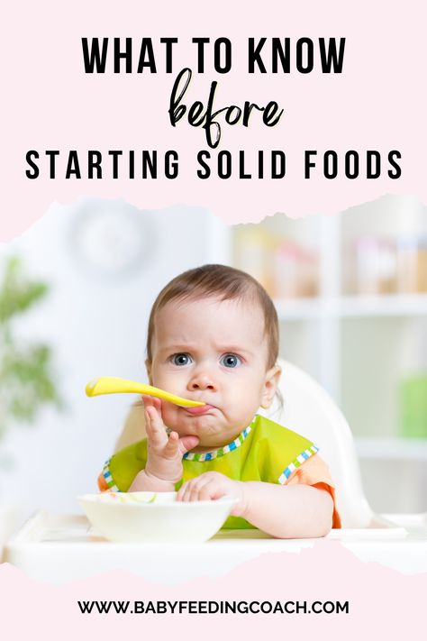 Introduce Solids To Baby, Introducing Solid, Starting Solids Baby, Starting Solid Foods, Baby Led Feeding, Baby Cereal, Baby First Foods, Starting Solids, Introducing Solids