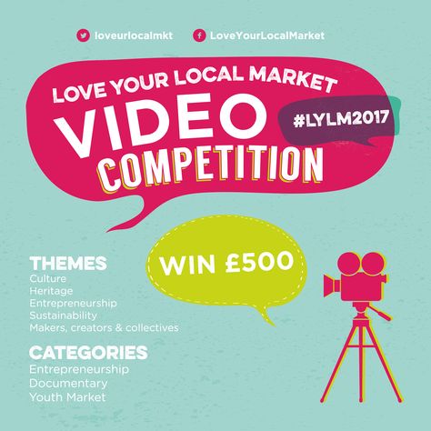 Contest Poster Design, Competition Poster Design, Competition Poster, Market Video, Contest Poster, Poster Design Ideas, Video Contest, Local Market, Love Gif