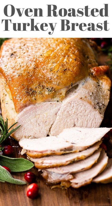 Oven Roasted Turkey Breast, Cooking Turkey Breast, Traditional Thanksgiving Recipes, Crockpot Turkey, Turkey Glaze, Recipes Oven, Oven Roasted Turkey, Turkey Breast Recipe, Roast Turkey Breast