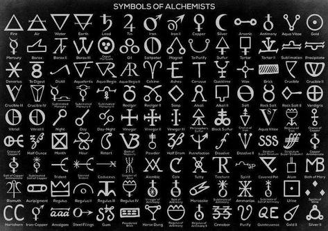 ALCHEMIST SYMBOLS – KEEP ROLLIN' SIXES Alchemical Symbols, Alchemic Symbols, Alphabet Symbols, Occult Symbols, Alchemy Symbols, Magic Symbols, Symbols And Meanings, Symbolic Tattoos, Ancient Symbols