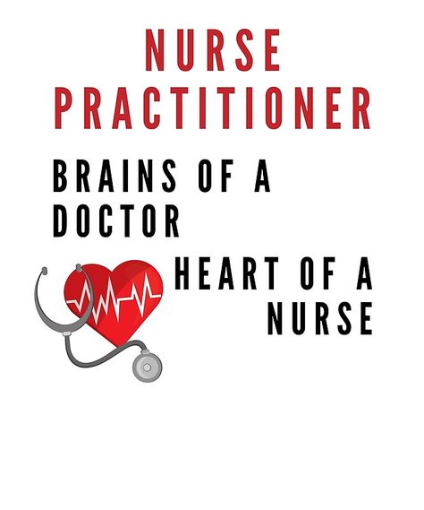 Nurse Practitioner Gifts – Brains of a Doctor Heart of a Nurse • Millions of unique designs by independent artists. Find your thing. Family Nurse Practitioner Aesthetic, Np Aesthetic, Happy Nurse Practitioner Week, Nurse Practitioner Quotes, Nurse Practitioner Aesthetic, Nurse Practitioner Week, Nurse Practitioner Graduation, Nurse Practioner, Nursing School Inspiration