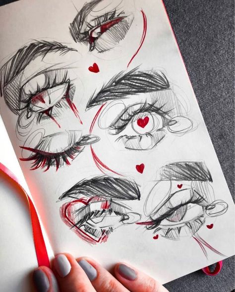 Art Sketches Book, Red Sketch Drawings, Sketch Book Art Ideas, Cool Sketch Ideas Aesthetic, Moody Drawings, Things To Sketch Ideas, Art Inspo Drawing, Anime Doodles, Artistic Sketches