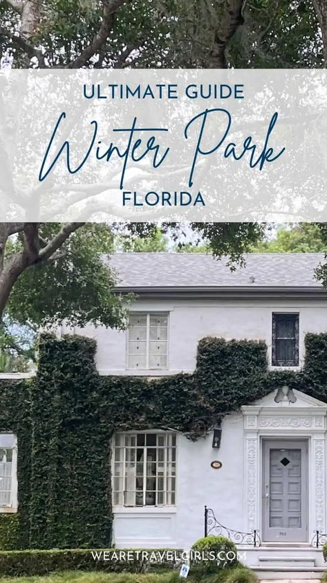 A Quick Guide To Winter Park, Florida | We Are Travel Girls Winter Garden Florida, Garden Florida, Florida Travel Destinations, Florida Getaway, Florida Parks, Chocolate House, Winter Park Florida, Fun City, Outdoor Theater