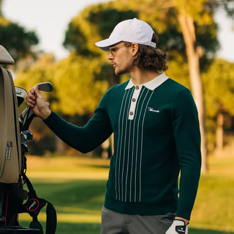 Golf Clothing Brand, Golf Editorial Photography, Rory Golf, Golf Editorial, Golf Apparel, Golf Style, Golf Photoshoot, Golf Style Men, Golf Fashion Men