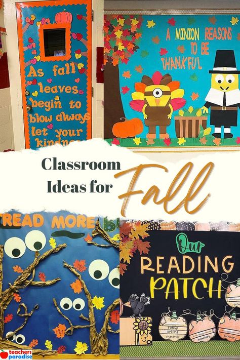 Fall Thankful Bulletin Board Ideas, Fall Is In The Air Bulletin Board, Fall School Door Decorating Ideas Classroom, Thankful Classroom Door Ideas, Thanksgiving Teacher Door, Classroom Door Decorations Fall, Fall Billboard Ideas For School, Fall Bulletin Board Ideas For Preschool October, Thankful Door Decorations Classroom