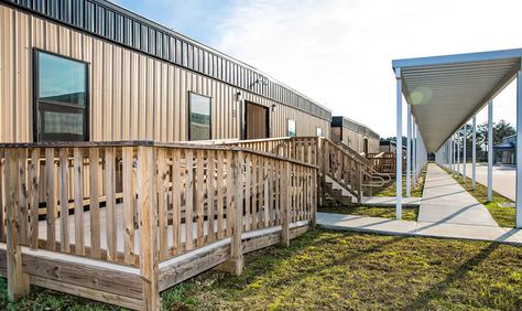 Portable Classrooms for Sale or Lease | BOXX Temporary Classroom, Modular Classroom, Classroom Floor Plan, Covered Walkways, Portable Classroom, School Buildings, Covered Walkway, City Planner, Safe Room